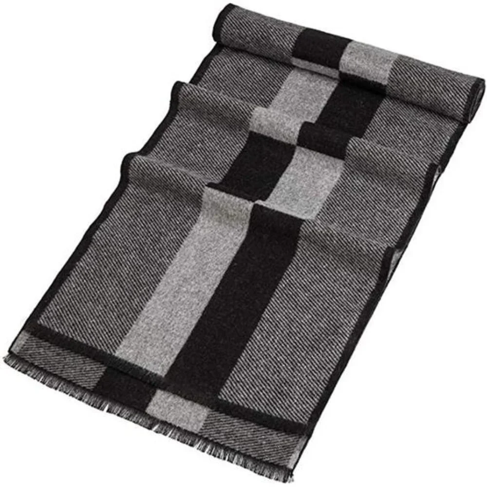 Warm Winter Scarf Men Mens Autumn Plaid Scarves For Men